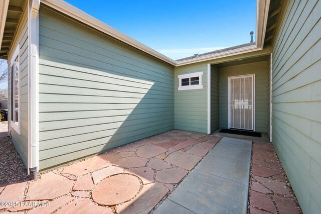 7708 N Siesta Sunset Ln, Prescott Valley, AZ 86315 - doorway to property featuring a patio