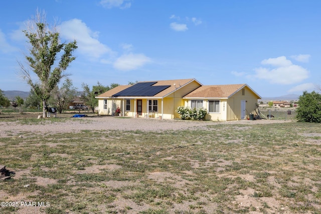 25820 N Poppy Dr, Paulden, AZ 86334 - view of front of home featuring solar panels