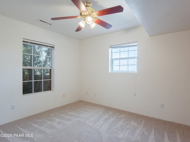 5700 N Concho Dr, Prescott Valley, AZ 86314 - unfurnished room with plenty of natural light, carpet floors, and a ceiling fan