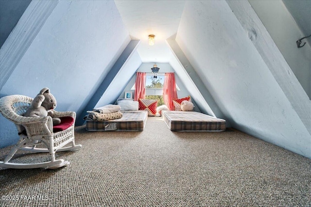2308 W Mountain Laurel Rd, Prescott, AZ 86303 - interior space with a textured wall and vaulted ceiling