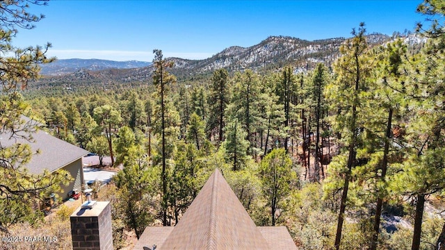 2308 W Mountain Laurel Rd, Prescott, AZ 86303 - mountain view featuring a view of trees