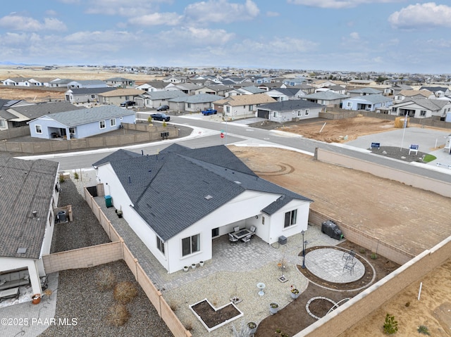 drone / aerial view featuring a residential view