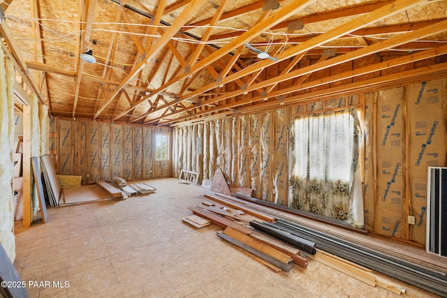 view of basement