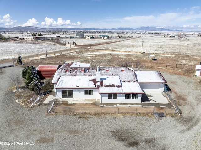 9100 E Lonesome Valley Rd, Prescott Valley, AZ 86315 - birds eye view of property featuring a mountain view