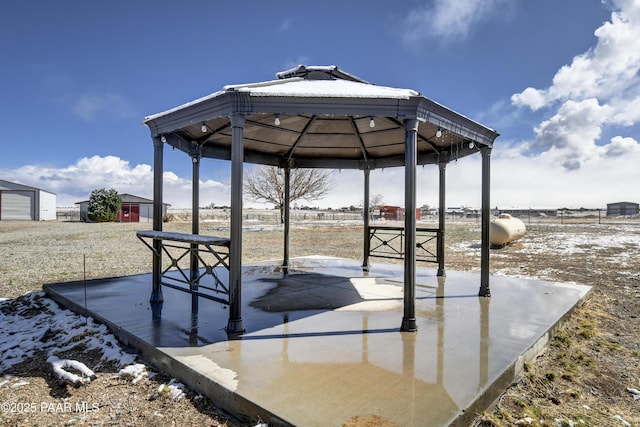 9100 E Lonesome Valley Rd, Prescott Valley, AZ 86315 - view of patio / terrace featuring a gazebo