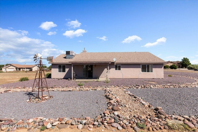 view of back of property