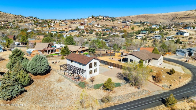 birds eye view of property featuring a residential view