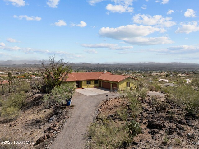 969 S Saguaro Dr, Wickenburg, AZ 85390 - view of subject property with a mountainous background