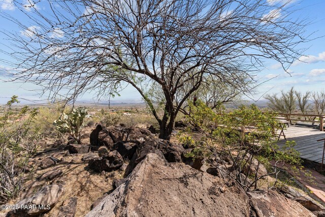 969 S Saguaro Dr, Wickenburg, AZ 85390 - view of yard with a wooden deck