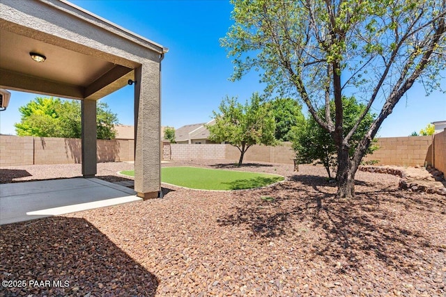 4786 N Edgemont Rd, Prescott Valley, AZ 86314 - fenced backyard featuring a patio area