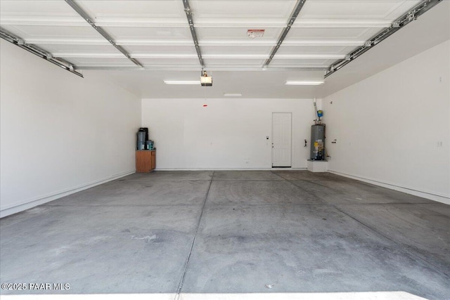 4786 N Edgemont Rd, Prescott Valley, AZ 86314 - garage with gas water heater and a garage door opener