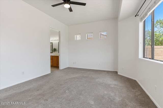 4786 N Edgemont Rd, Prescott Valley, AZ 86314 - carpeted spare room featuring a ceiling fan and baseboards