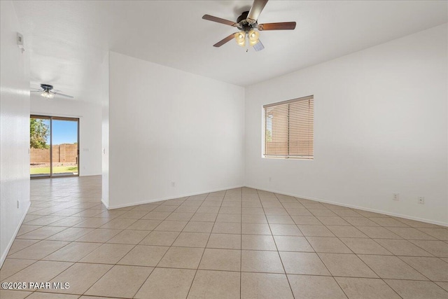 4786 N Edgemont Rd, Prescott Valley, AZ 86314 - empty room with ceiling fan and light tile patterned floors