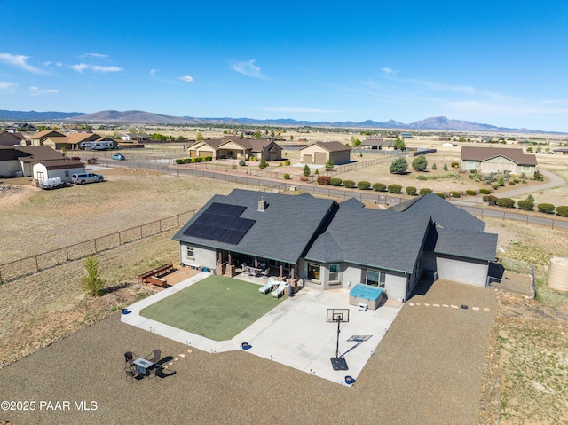 8675 N Buffalo Hill Ct, Prescott Valley, AZ 86315 - aerial view with a residential view and a mountain view