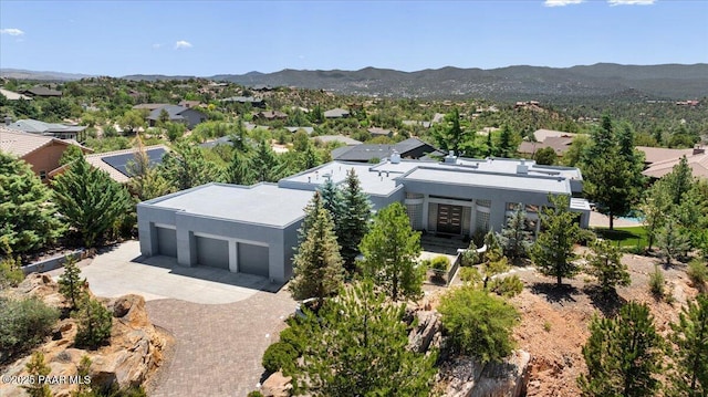 1369 Sierry Peaks Dr, Prescott, AZ 86305 - aerial perspective of suburban area with a mountainous background
