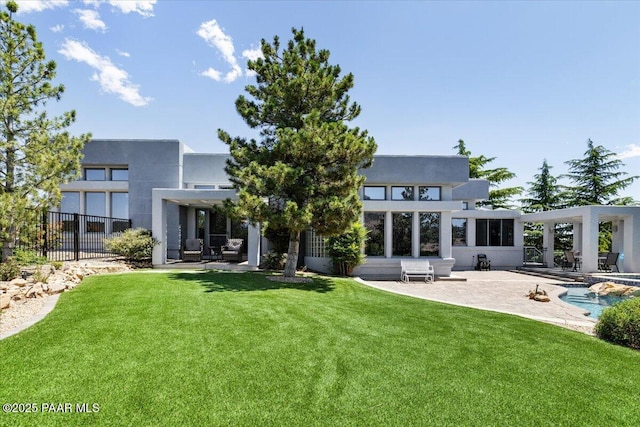 1369 Sierry Peaks Dr, Prescott, AZ 86305 - back of property with a patio and stucco siding