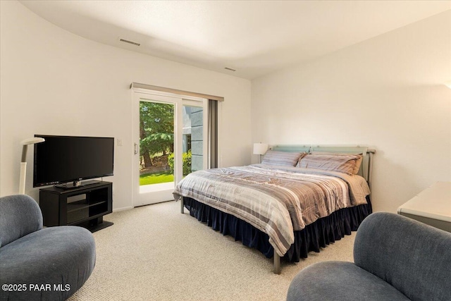 1369 Sierry Peaks Dr, Prescott, AZ 86305 - bedroom featuring carpet floors and access to outside