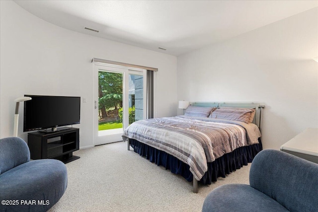 1369 Sierry Peaks Dr, Prescott, AZ 86305 - bedroom with carpet and access to exterior