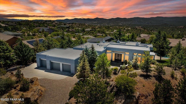 1369 Sierry Peaks Dr, Prescott, AZ 86305 - aerial view of property and surrounding area with mountains