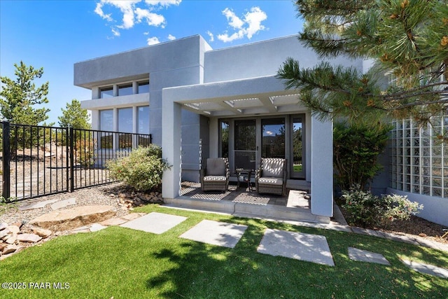 1369 Sierry Peaks Dr, Prescott, AZ 86305 - rear view of house featuring stucco siding