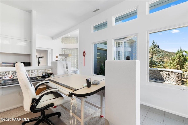 1369 Sierry Peaks Dr, Prescott, AZ 86305 - office featuring tile patterned floors and baseboards