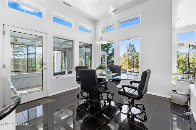 1369 Sierry Peaks Dr, Prescott, AZ 86305 - sunroom / solarium featuring french doors