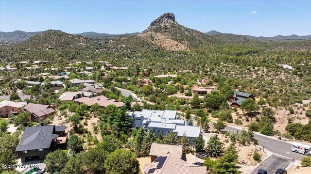 1369 Sierry Peaks Dr, Prescott, AZ 86305 - aerial view of residential area featuring a mountainous background