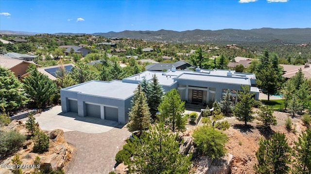 1369 Sierry Peaks Dr, Prescott, AZ 86305 - aerial perspective of suburban area featuring mountains