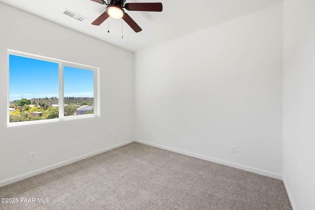 1800 N Pearl Ln, Prescott, AZ 86301 - spare room featuring carpet floors and ceiling fan
