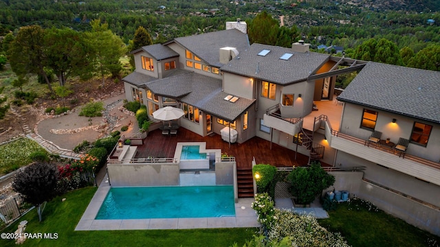 1301 S Manzanita Hill Rd, Prescott, AZ 86303 - drone / aerial view featuring a forest view