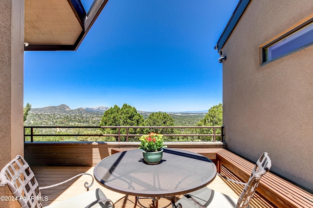 1301 S Manzanita Hill Rd, Prescott, AZ 86303 - balcony featuring a mountain view