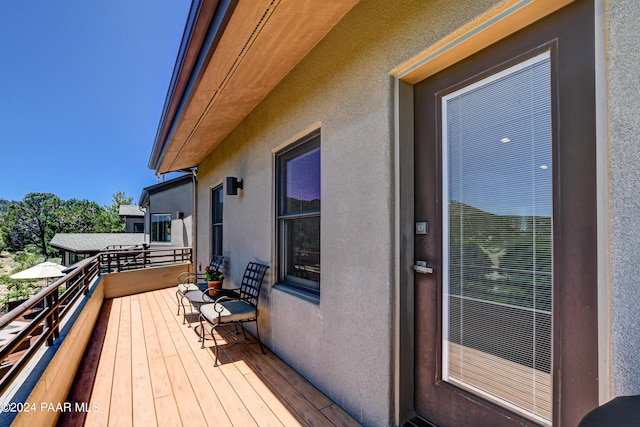 1301 S Manzanita Hill Rd, Prescott, AZ 86303 - view of wooden terrace