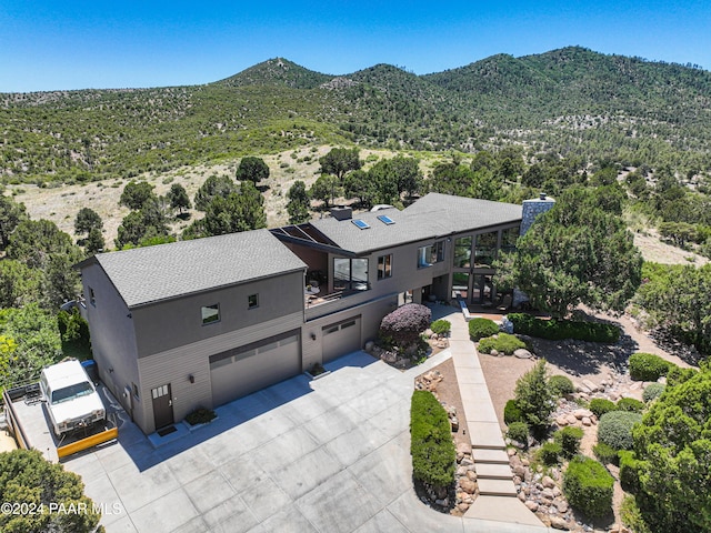 1301 S Manzanita Hill Rd, Prescott, AZ 86303 - bird's eye view featuring a mountain view