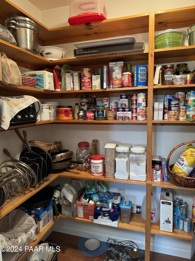 view of pantry