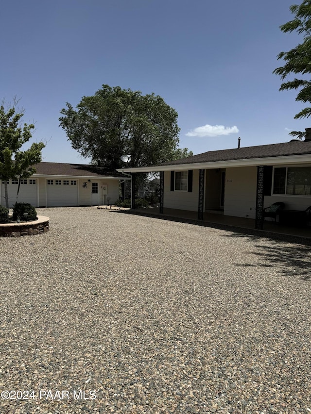 view of ranch-style house