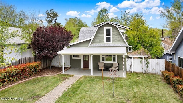 122 N Willow St, Prescott, AZ 86305 - back of property featuring a patio area