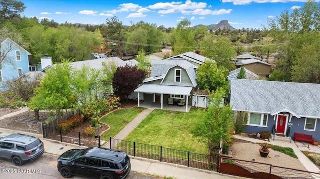 122 N Willow St, Prescott, AZ 86305 - view from above of property
