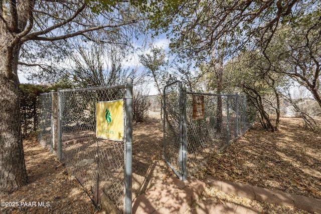 details with a gate and fence