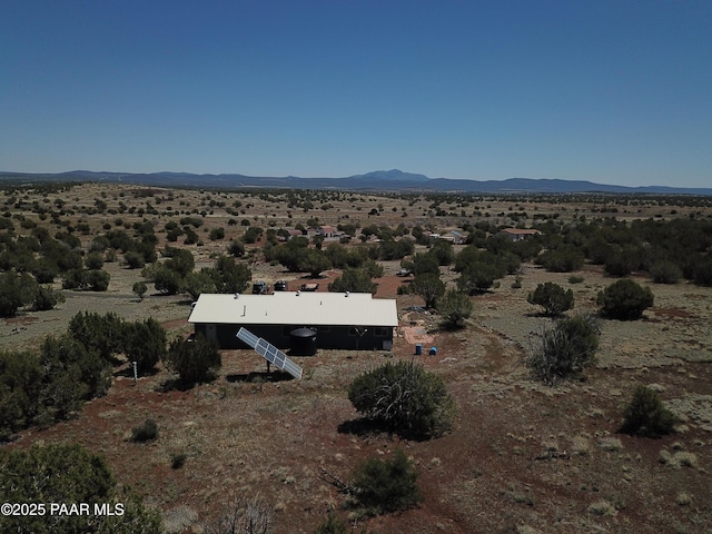 1155 W Half Moon Ct, Ash Fork, AZ 86320 - mountain view featuring rural landscape and a desert landscape