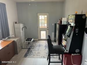 miscellaneous room featuring light hardwood / wood-style floors