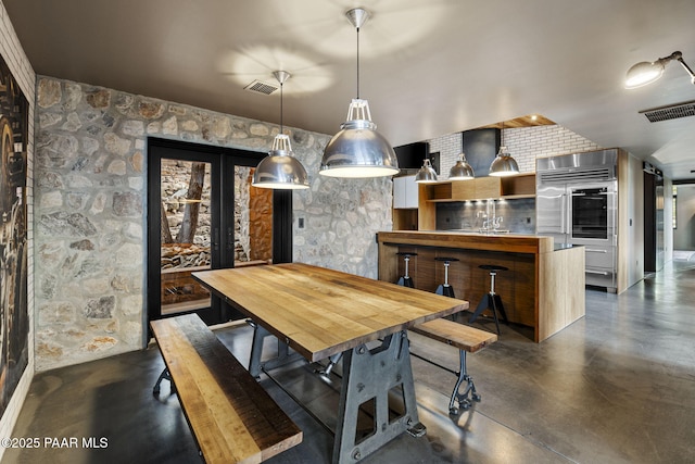 51 Rill Rd, Prescott, AZ 86305 - dining room with concrete floors