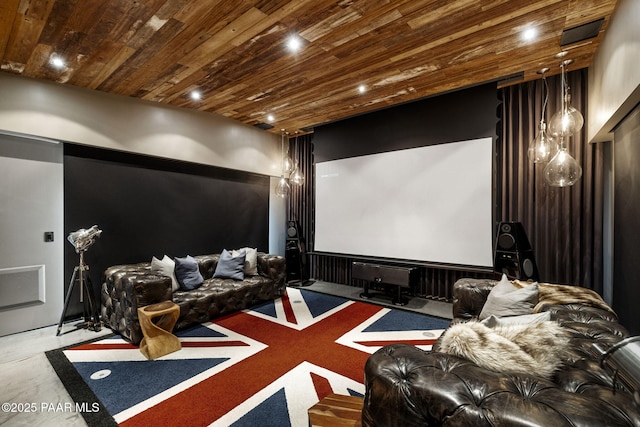 51 Rill Rd, Prescott, AZ 86305 - cinema featuring wooden ceiling and recessed lighting