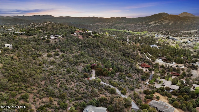 51 Rill Rd, Prescott, AZ 86305 - aerial view of property's location with mountains
