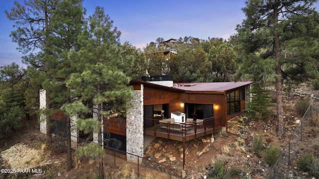 51 Rill Rd, Prescott, AZ 86305 - back of house with a balcony