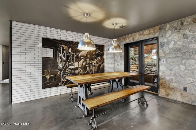51 Rill Rd, Prescott, AZ 86305 - dining room featuring concrete floors