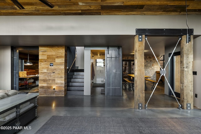 51 Rill Rd, Prescott, AZ 86305 - common area featuring stairs and wooden walls