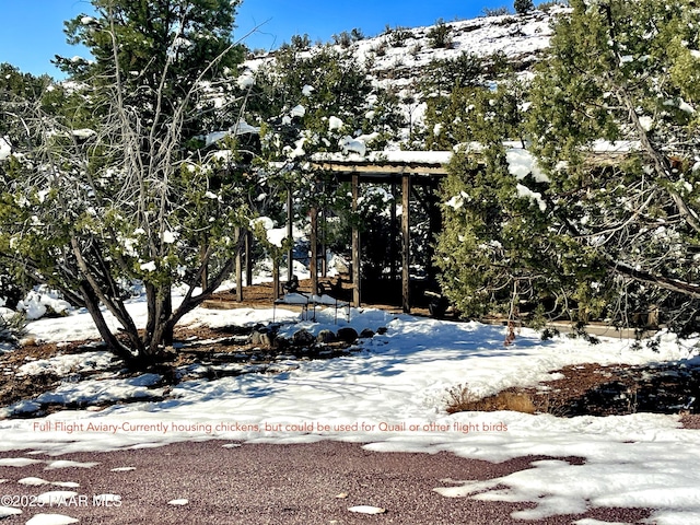 28555 N Feather Mountain Rd, Paulden, AZ 86334 - view of yard layered in snow