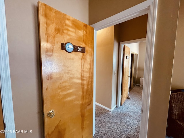 28555 N Feather Mountain Rd, Paulden, AZ 86334 - corridor featuring carpet flooring and baseboards