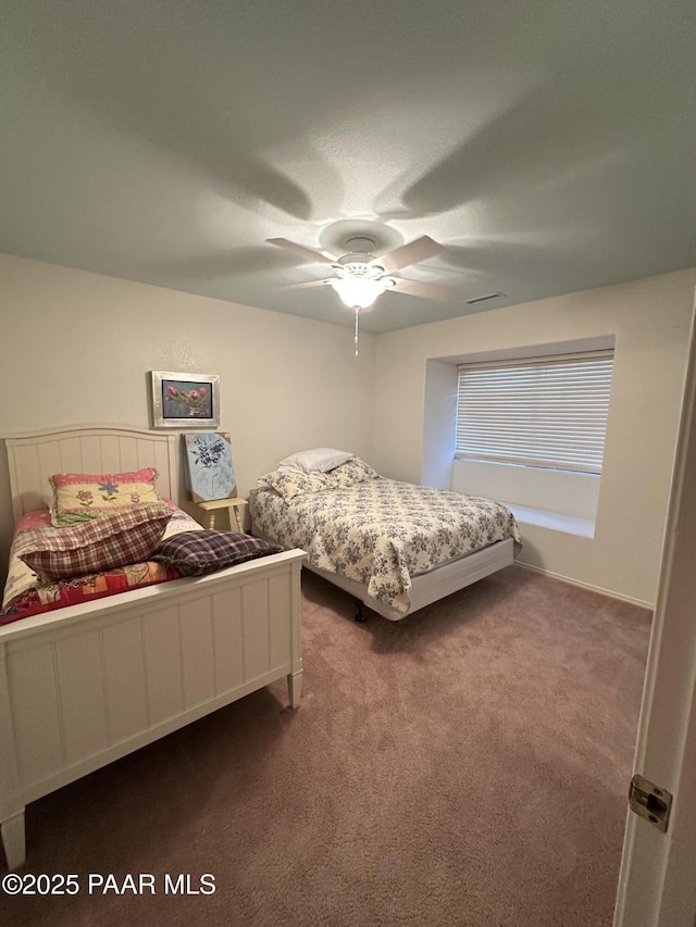 6217 N Little Papoose Dr, Prescott Valley, AZ 86314 - bedroom with carpet and ceiling fan