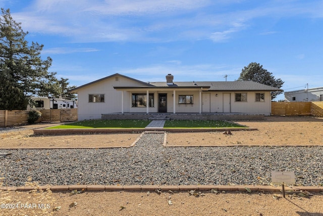 view of ranch-style house